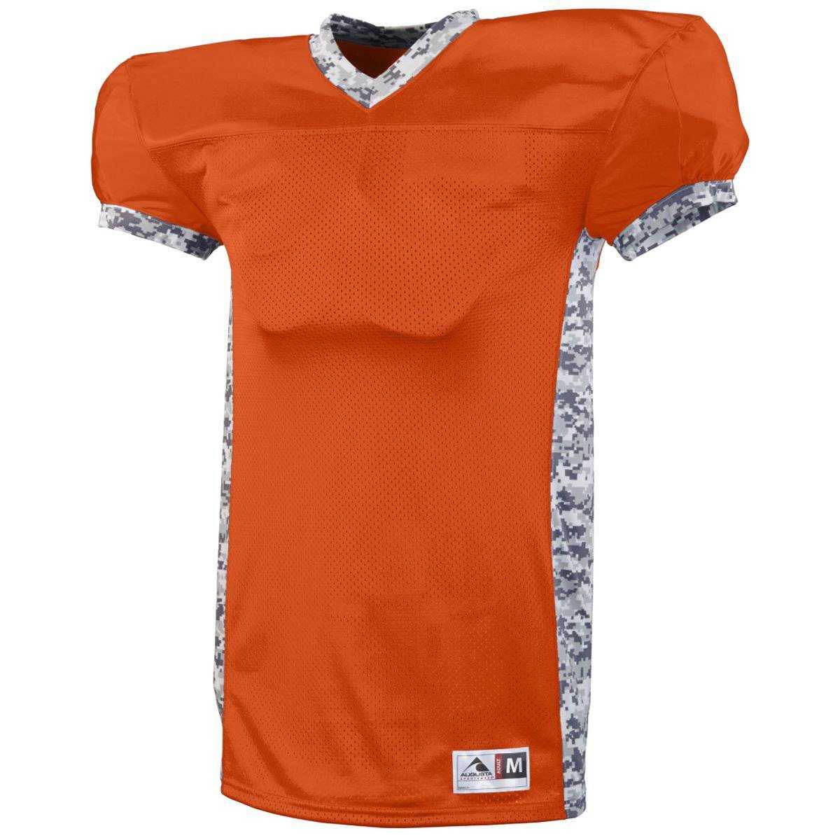 Augusta 9551 Youth Dual Threat Jersey - Orange White Camo - HIT a Double