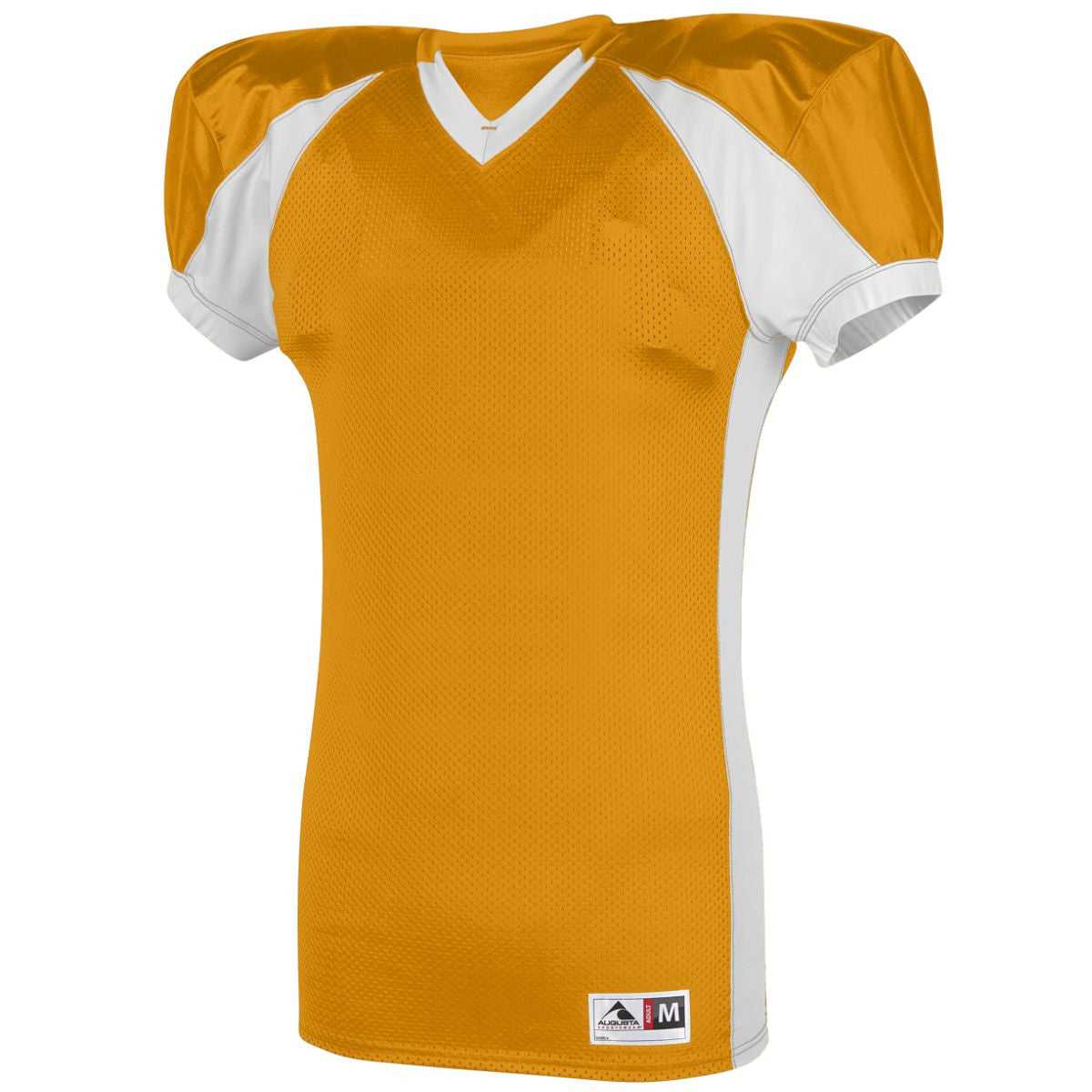 Augusta 9565 Snap Jersey - Gold White - HIT a Double