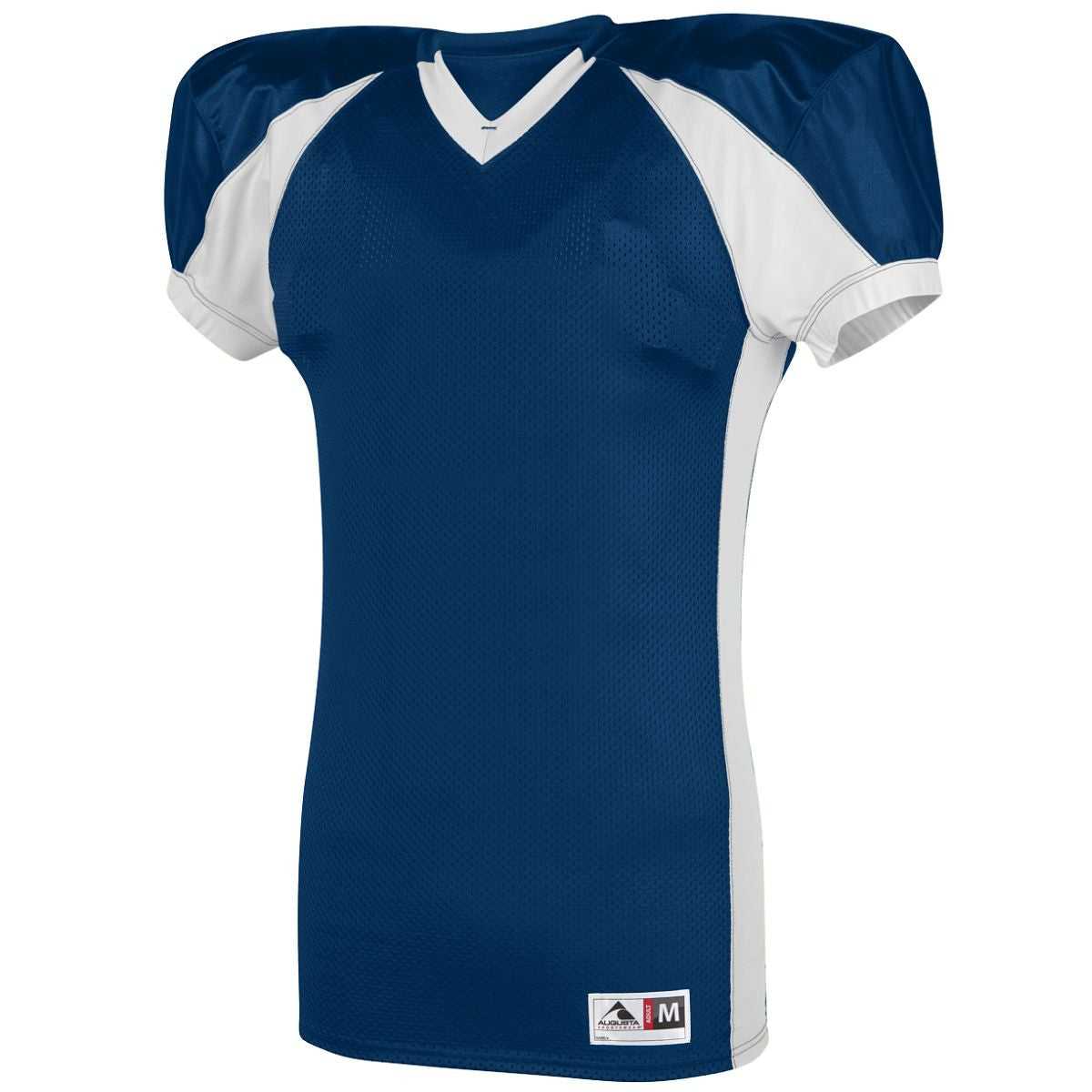 Augusta 9565 Snap Jersey - Navy White - HIT a Double