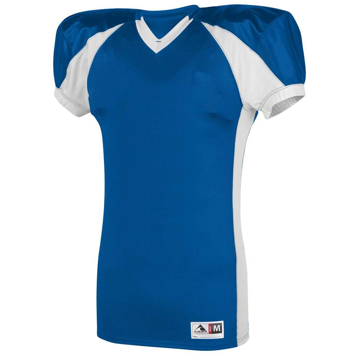 Augusta 9565 Snap Jersey - Royal White - HIT a Double