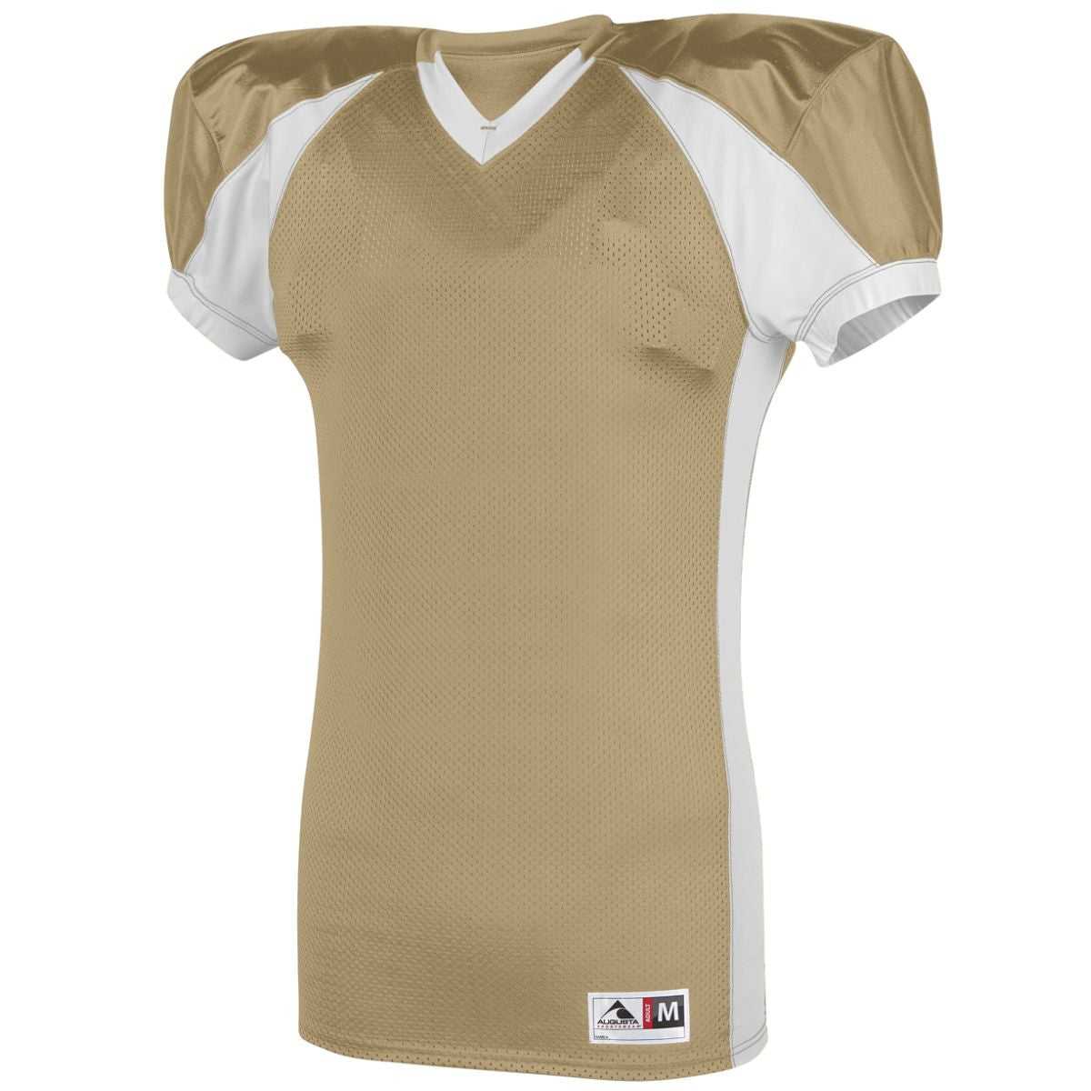 Augusta 9565 Snap Jersey - Vegas Gold White - HIT a Double