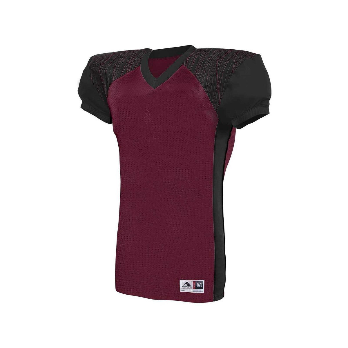Augusta 9576 Youth Zone Play Jersey - Maroon Black Maroon Print - HIT a Double
