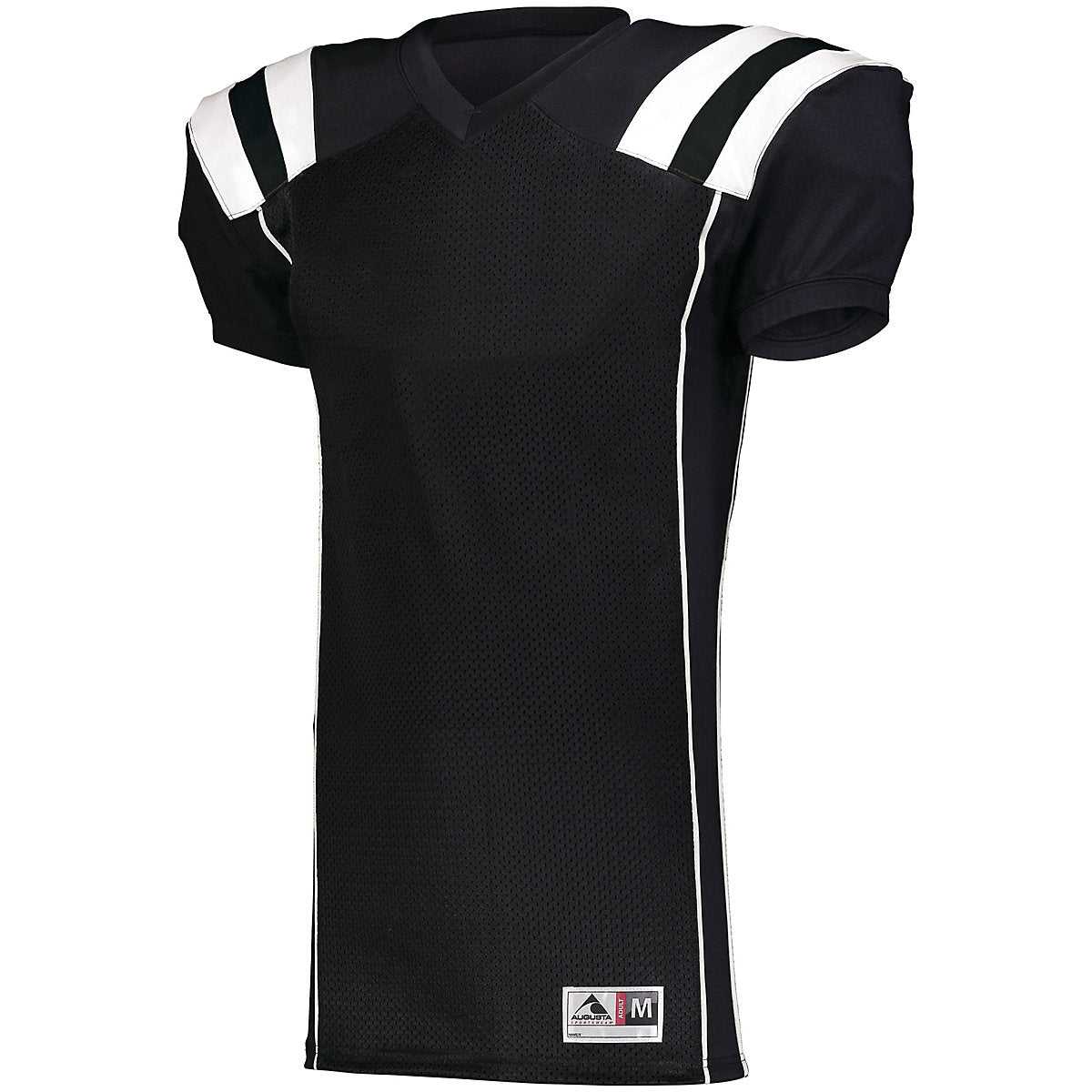 Augusta 9580 Tform Football Jersey - Black White - HIT a Double