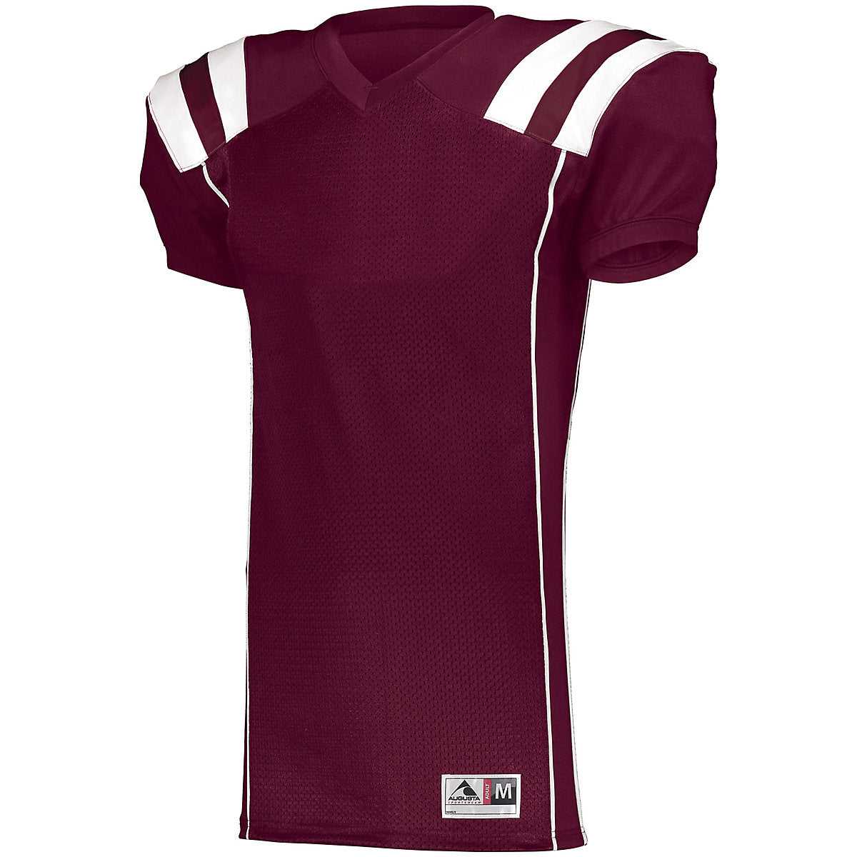 Augusta 9580 Tform Football Jersey - Maroon White - HIT a Double