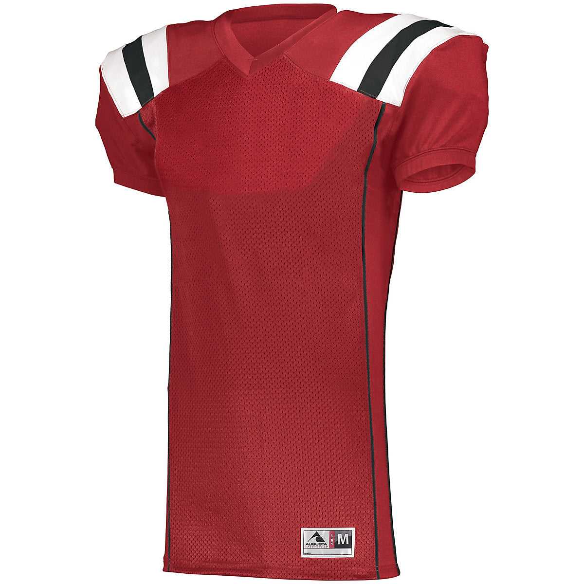 Augusta 9580 Tform Football Jersey - Red Black White - HIT a Double