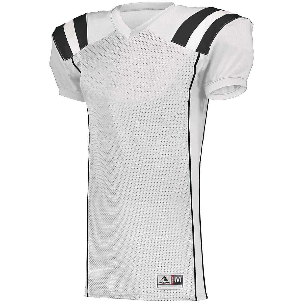 Augusta 9580 Tform Football Jersey - White Black - HIT a Double