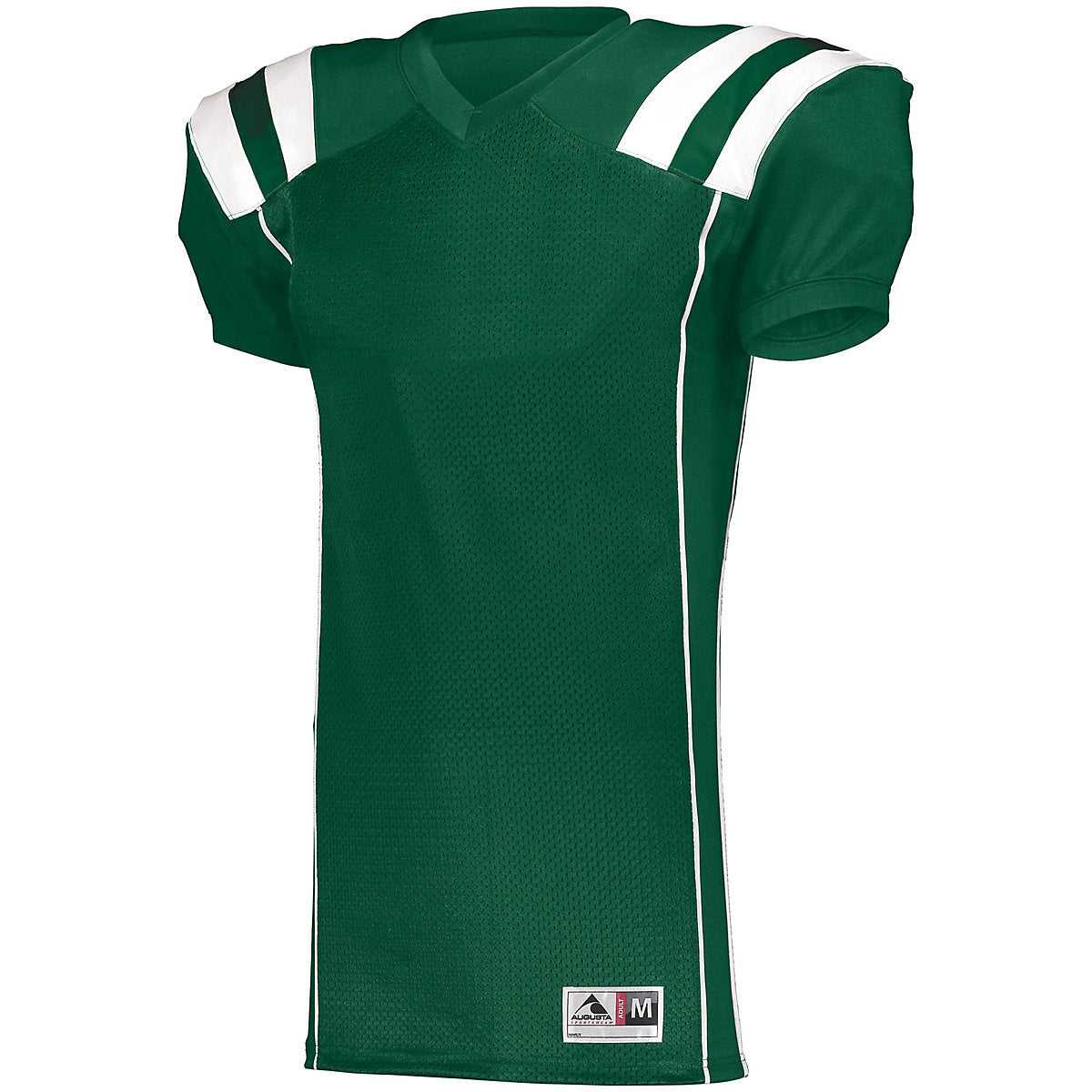 Augusta 9581 Youth Tform Football Jersey - Dark Green White - HIT a Double