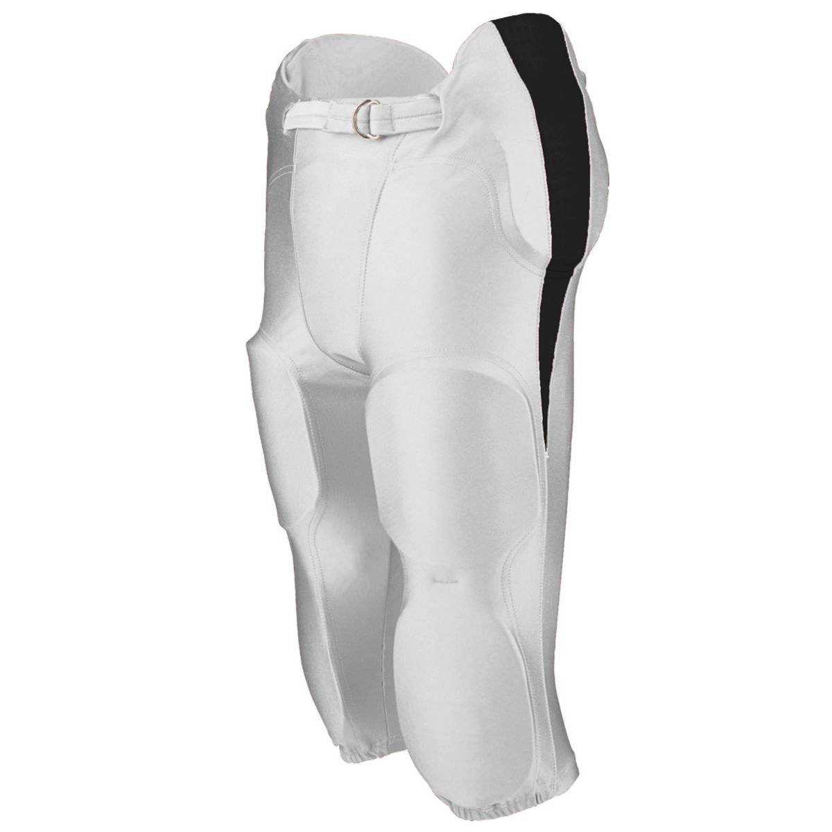 Augusta 9605 Kick Off Integrated Football Pant - White Black - HIT a Double