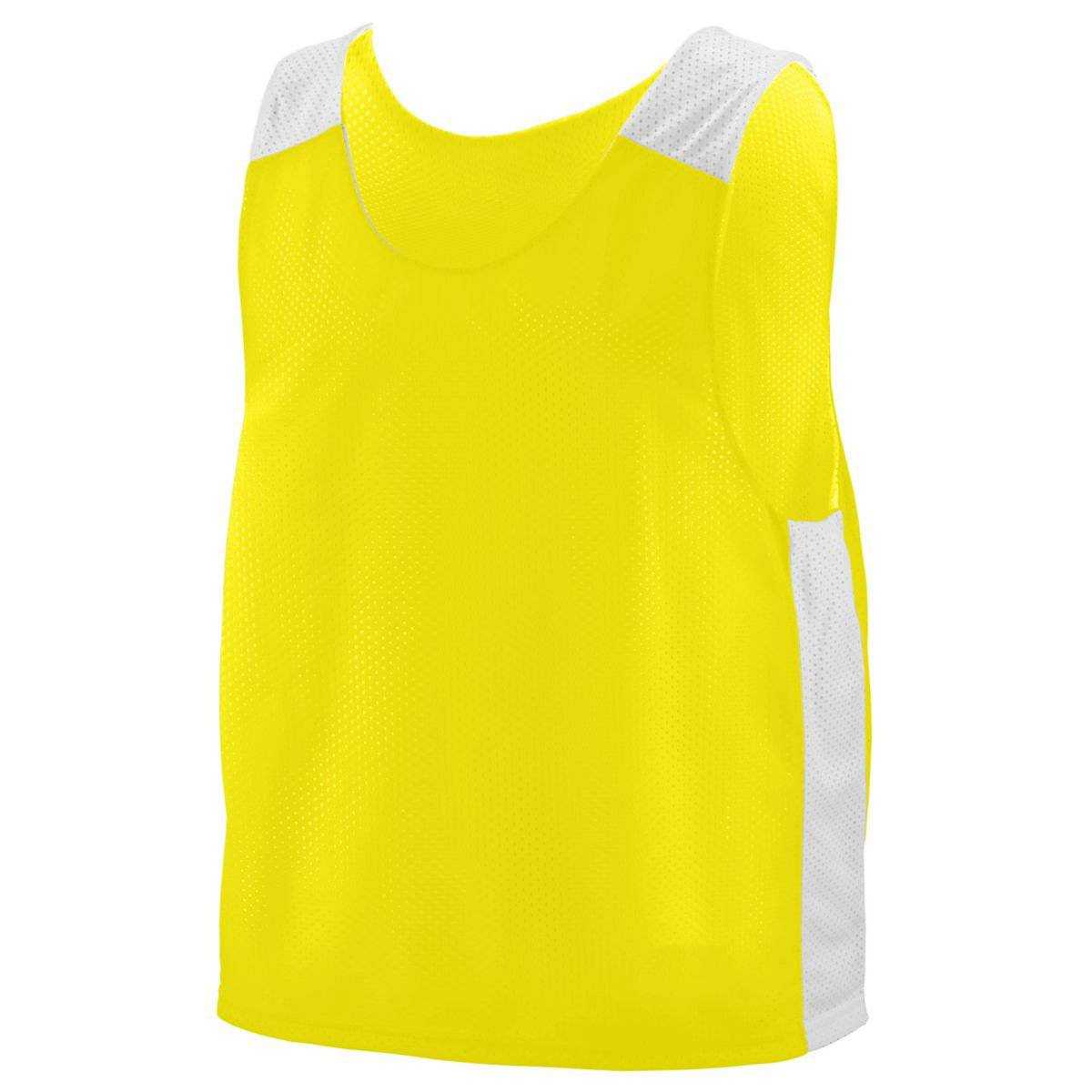 Augusta 9715 Face Off Reversible Jersey - Yellow White - HIT a Double