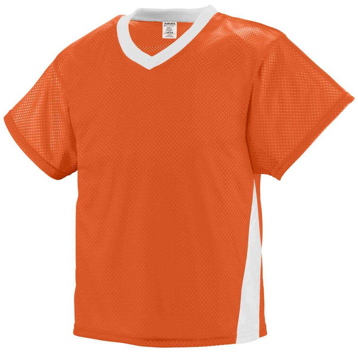 Augusta 9726 High Score Jersey Youth - Orange White - HIT a Double