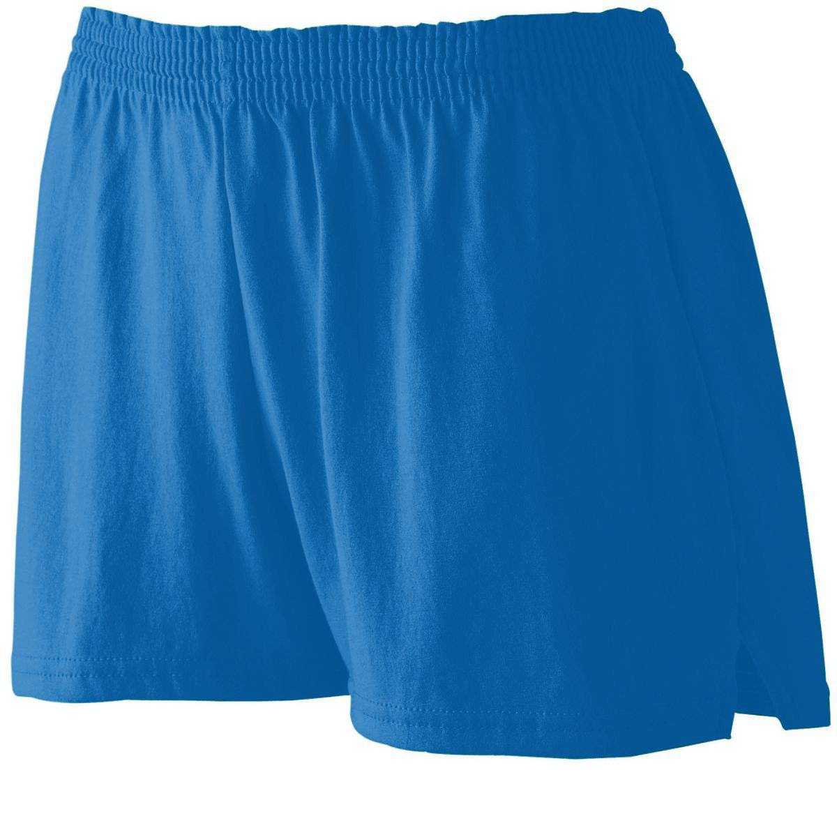 Augusta 988 Girls Trim Fit Jersey Short - Royal - HIT a Double