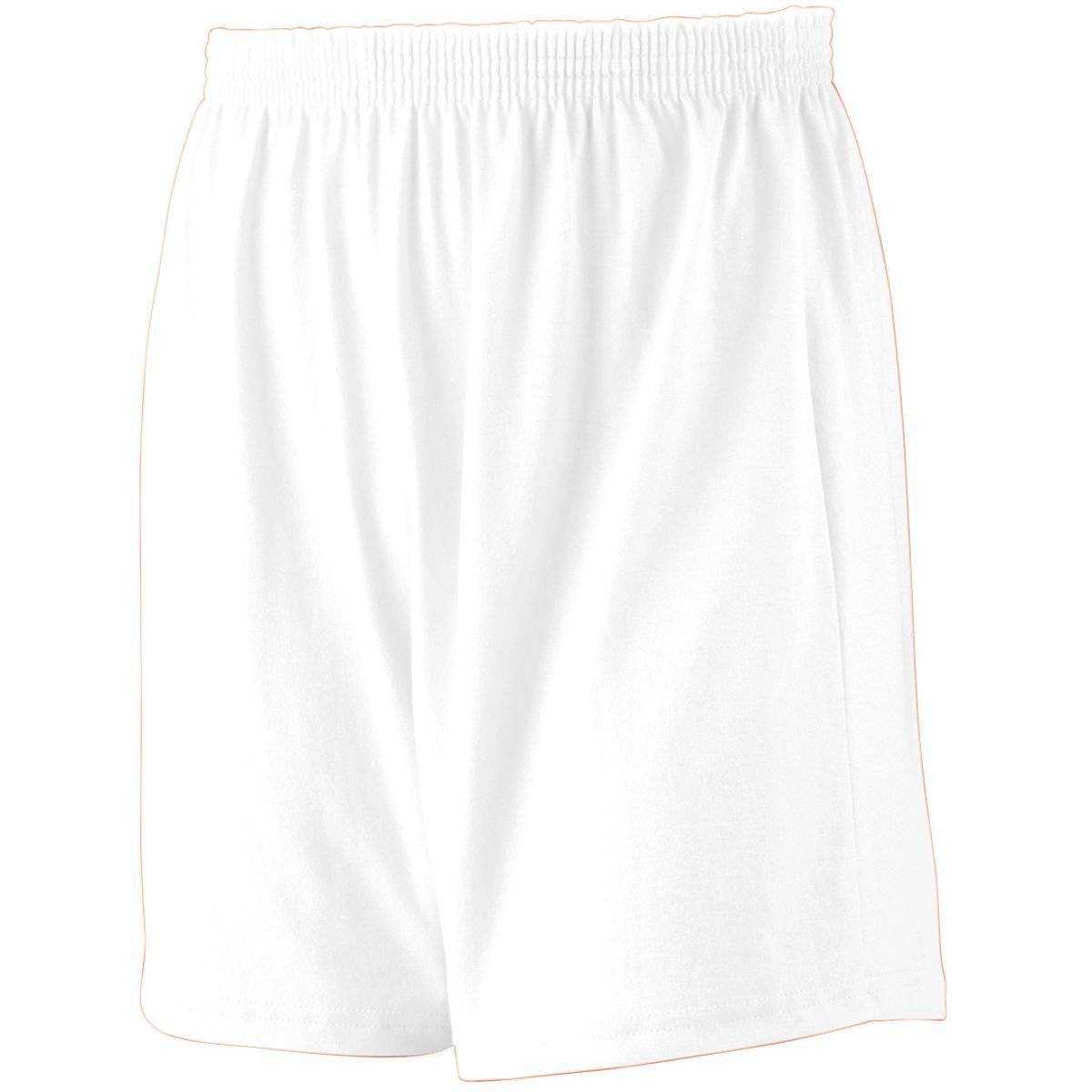Augusta 990 Jersey Knit Short - White - HIT a Double