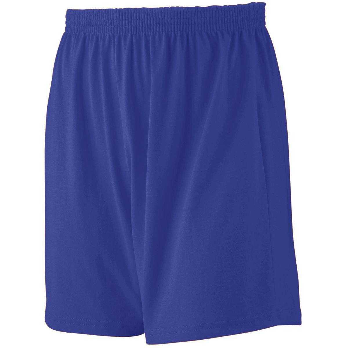 Augusta 991 Jersey Knit Short-Youth - Purple - HIT a Double