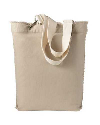 Authentic Pigment 1906 Direct-Dyed Raw-Edge Tote - Stone - HIT a Double