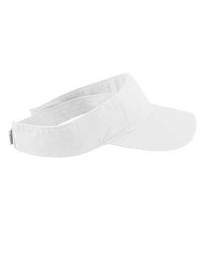 Authentic Pigment 1915 Direct-Dyed Twill Visor - White - HIT a Double
