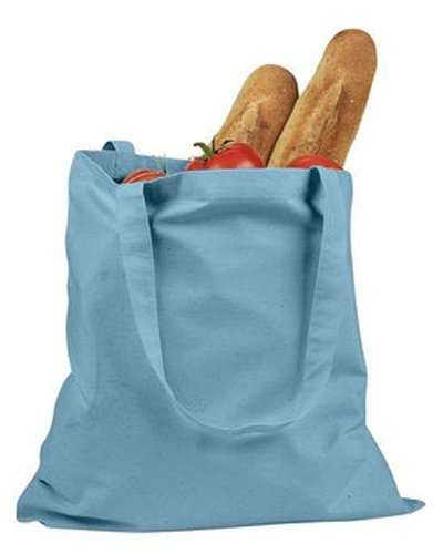 BAGedge BE007 6 oz Canvas Promo Tote - Sky Blue - HIT a Double