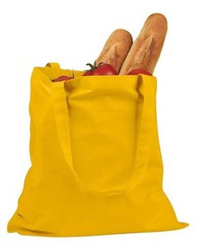 BAGedge BE007 6 oz Canvas Promo Tote - Yellow - HIT a Double