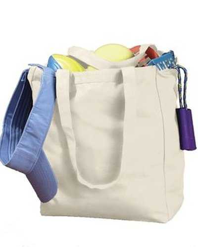 BAGedge BE008 Canvas Book Tote - Natural - HIT a Double