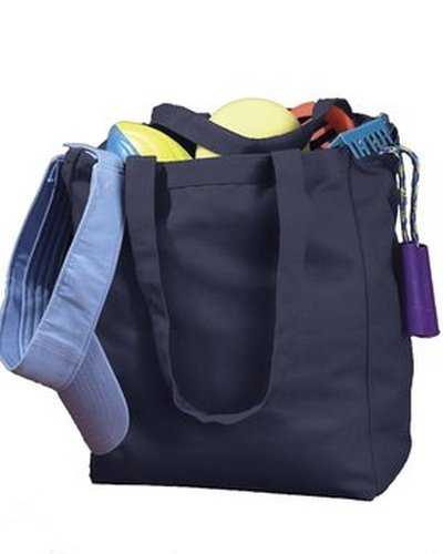 BAGedge BE008 Canvas Book Tote - Navy - HIT a Double