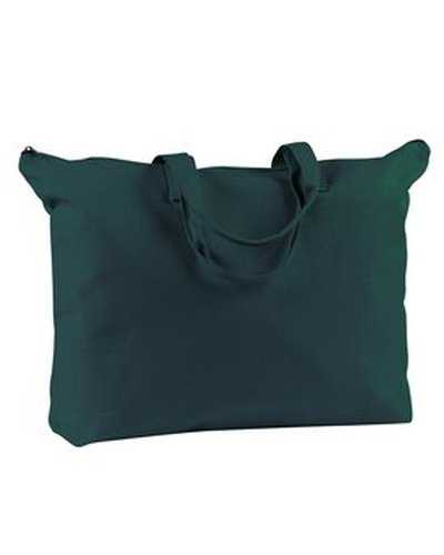 BAGedge BE009 Canvas Zippered Book Tote - Forest - HIT a Double