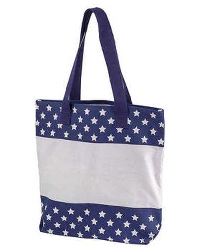 BAGedge BE066 Canvas Print Tote - Stars - HIT a Double