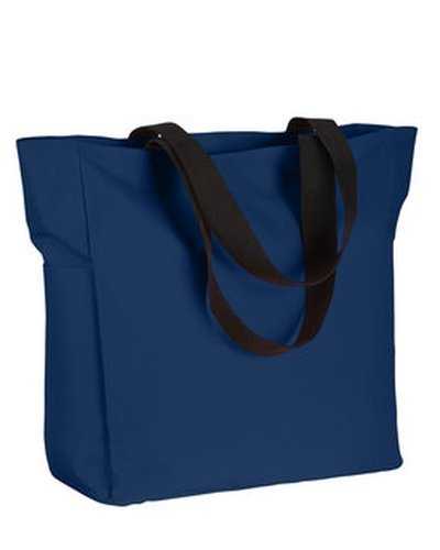 BAGedge BE080 Polyester Zip Tote - Navy - HIT a Double