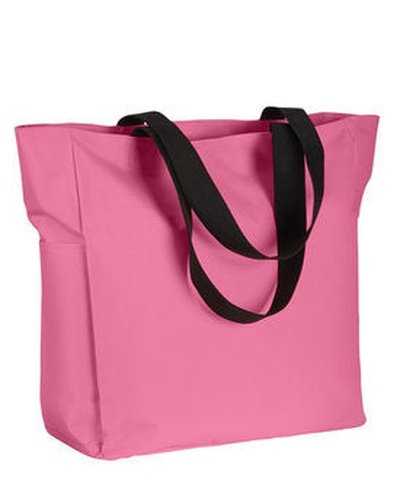 BAGedge BE080 Polyester Zip Tote - Pink - HIT a Double