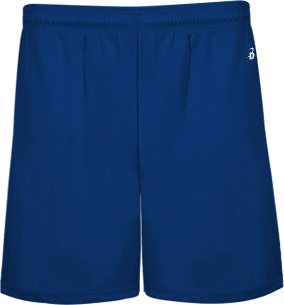 Badger Sport 414600 B-Core Pocketed 5" Short - Royal - HIT a Double - 1