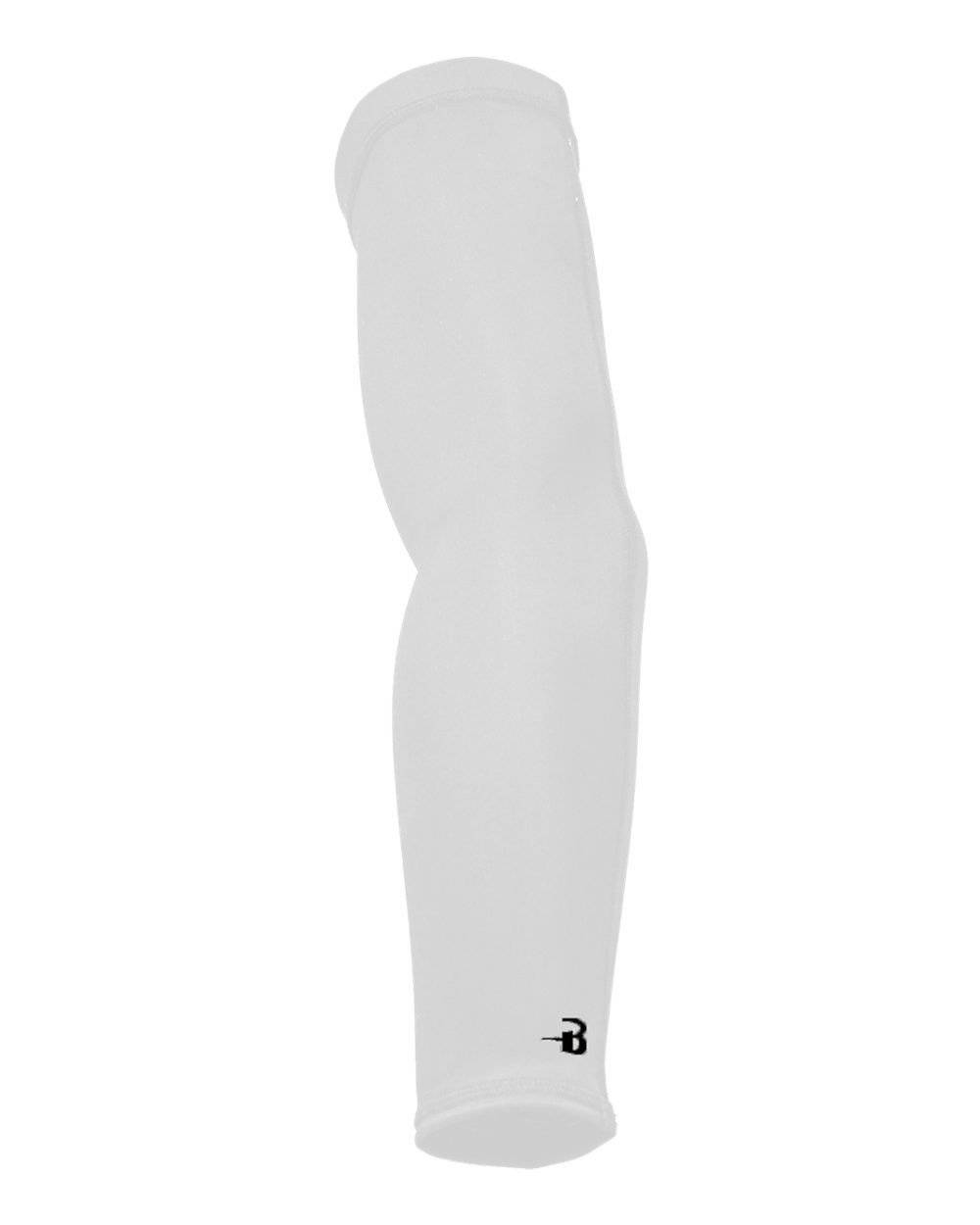 Badger Sport 0200 Arm Sleeve - White - HIT a Double - 1