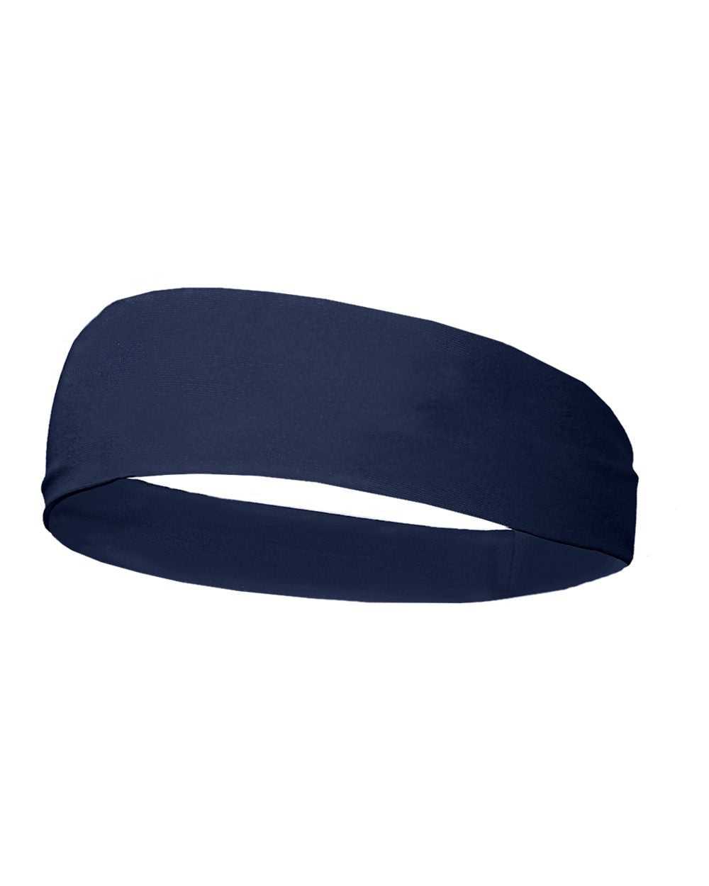 Badger Sport 0301 Wide Head Band - Navy - HIT a Double - 1