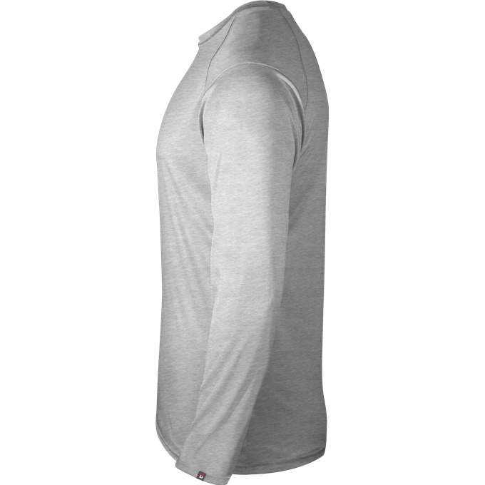 Badger Sport 1001 Fit Flex Long Sleeve Tee - Oxford - HIT a Double - 3