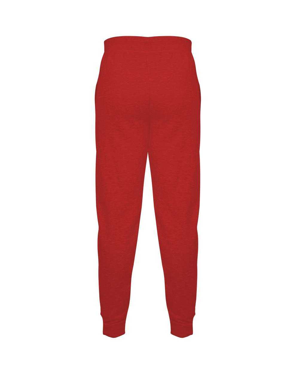 Badger Sport 1216 Athletic Fleece Ladies Jogger Pant - Red - HIT a Double - 3
