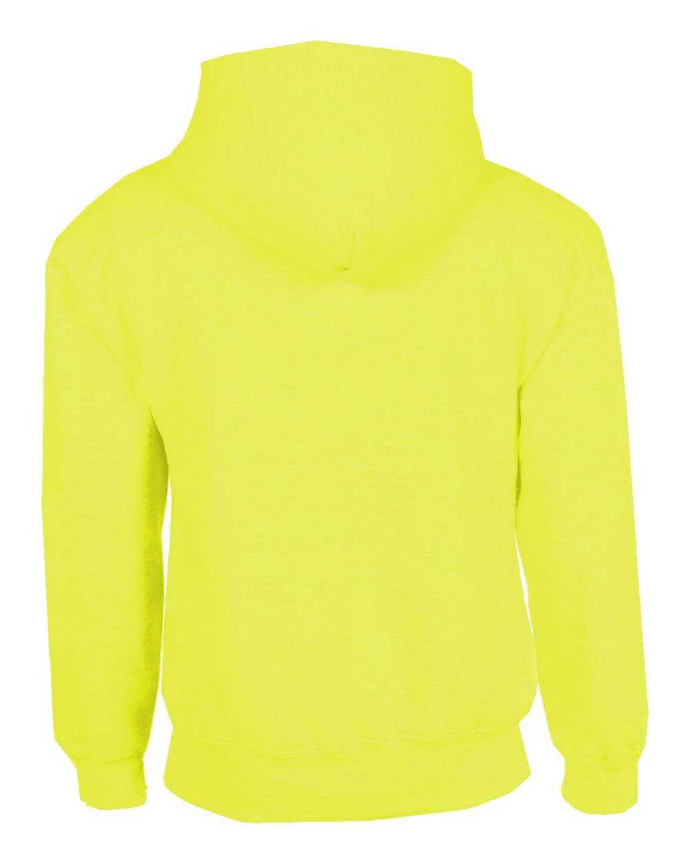 Badger Sport 1254 Hooded Sweatshirt - Safety Yellow - HIT a Double - 3