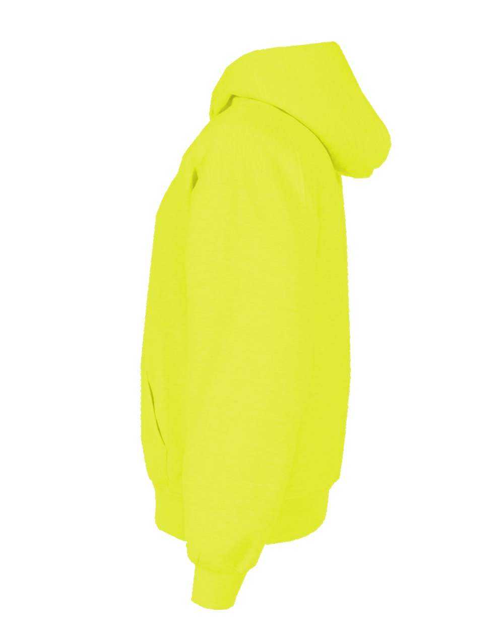 Badger Sport 1254 Hooded Sweatshirt - Safety Yellow - HIT a Double - 2