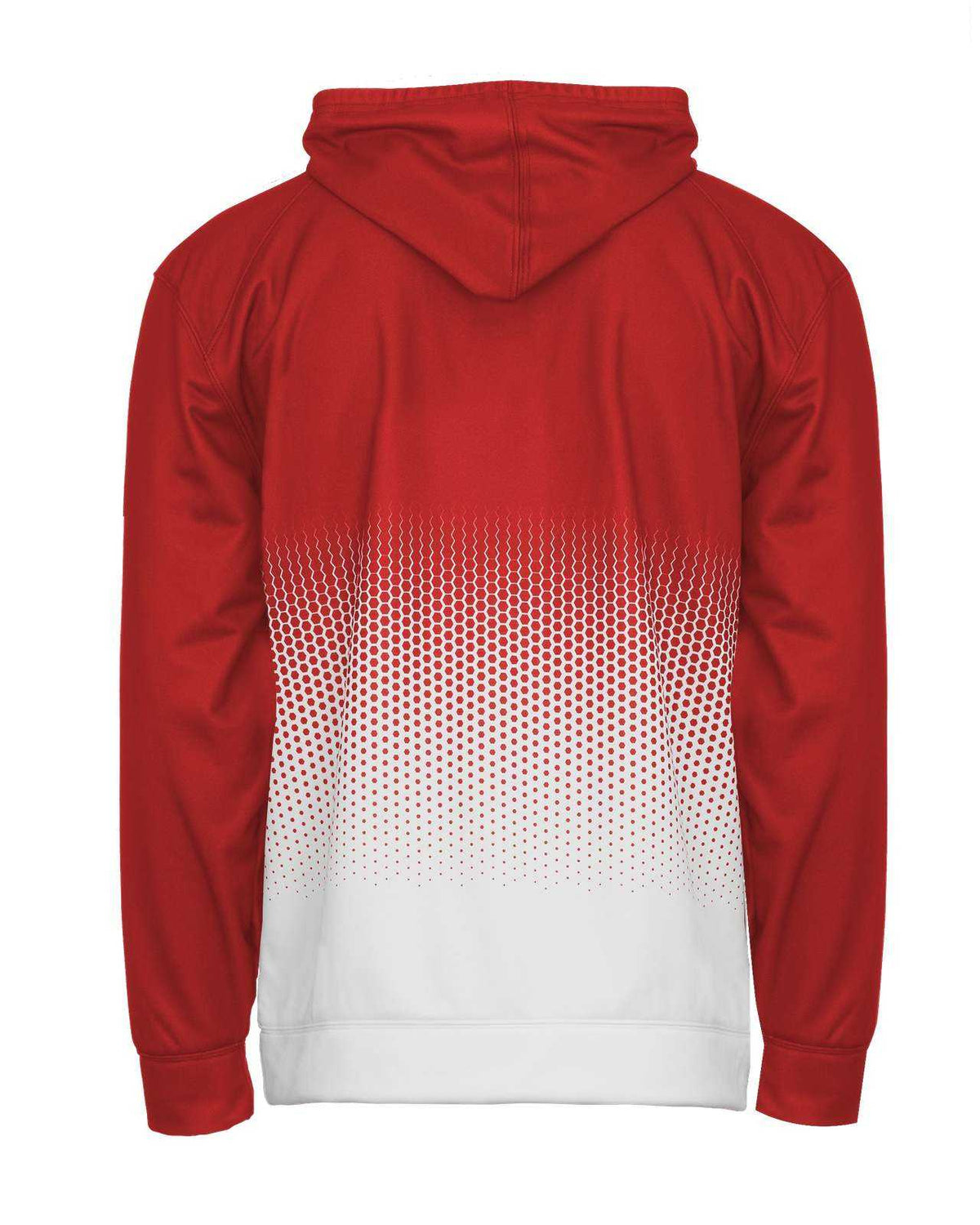 Badger Sport 1404 Hex 2.0 Hoodie - Red Hex - HIT a Double - 3