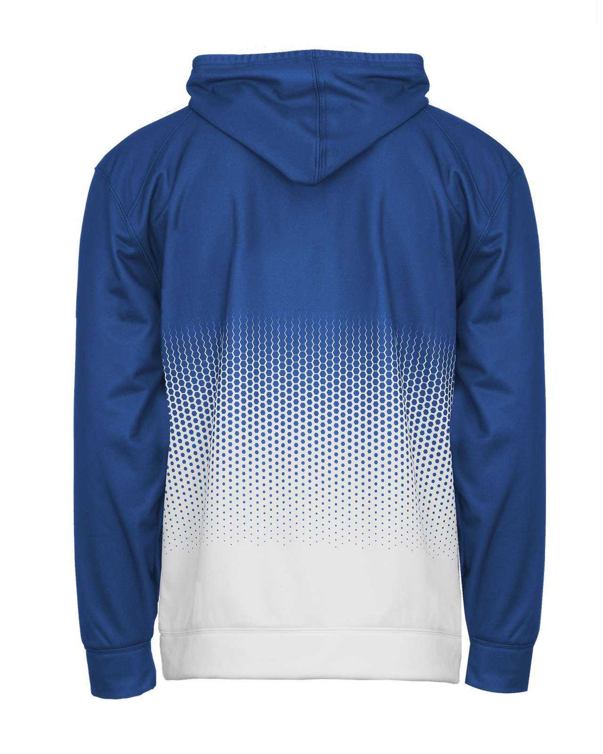 Badger Sport 1404 Hex 2.0 Hoodie - Royal Hex - HIT a Double - 3