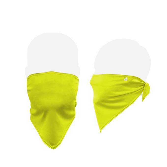 Badger Sport 1919 B-Core Face Bandana - Safety Yellow - HIT a Double - 1