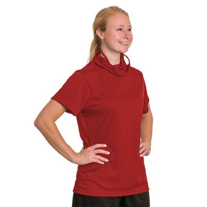 Badger Sport 1927 Ladies 2B1 Tee - Red - HIT a Double - 3