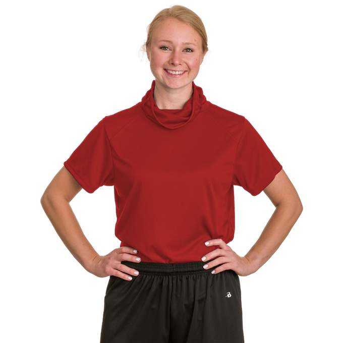 Badger Sport 1927 Ladies 2B1 Tee - Red - HIT a Double - 1