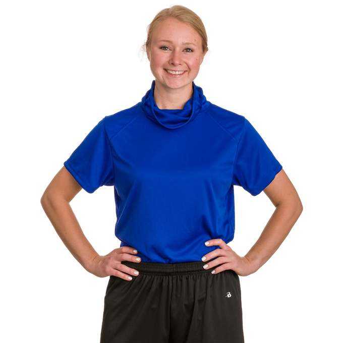 Badger Sport 1927 Ladies 2B1 Tee - Royal - HIT a Double - 1
