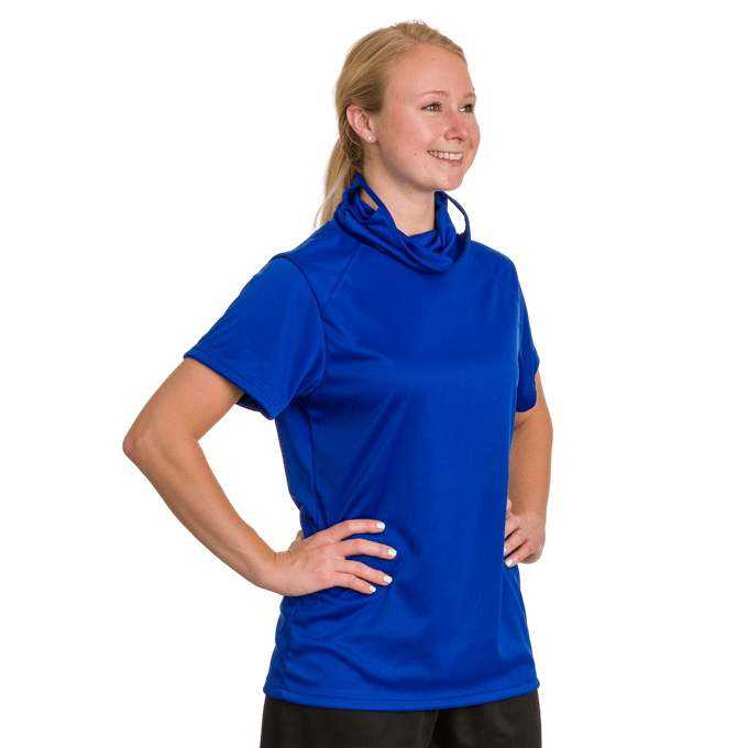 Badger Sport 1927 Ladies 2B1 Tee - Royal - HIT a Double - 3