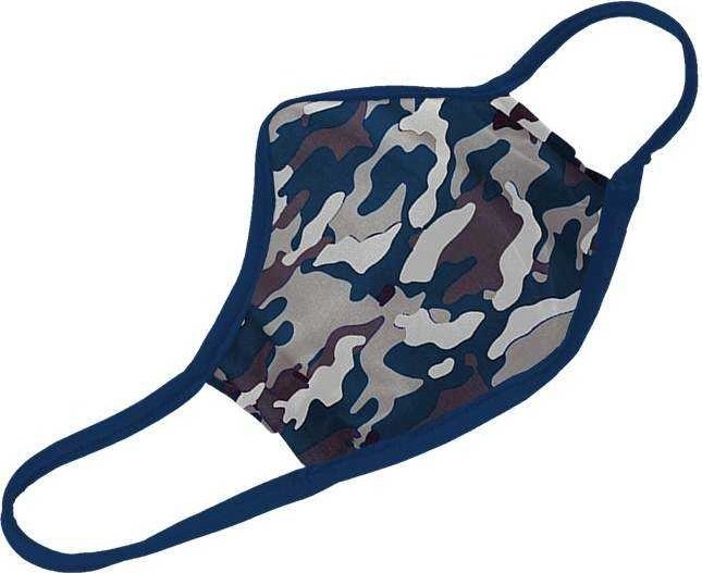 Badger Sport 1931 Reversible B-Core 3-Ply Mask - Navy Camo Navy Navy - HIT a Double - 1