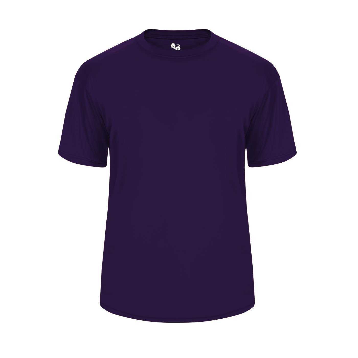 Badger Sport 2020 Ultimate Softlock Youth Tee - Purple - HIT a Double - 1