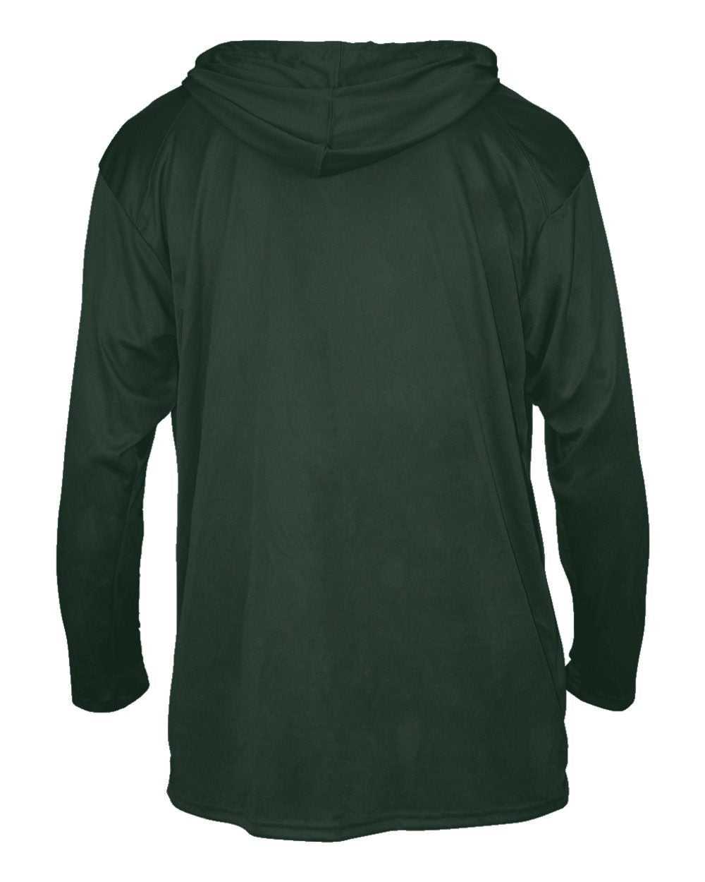 Badger Sport 2105 B-Core Long Sleeve Youth Hoodie Tee - Forest - HIT a Double - 3