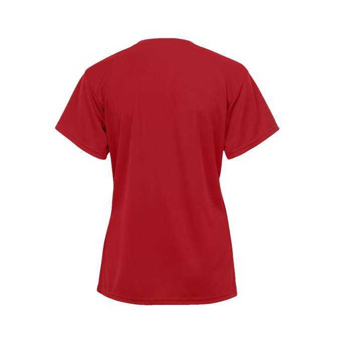 Badger Sport 2160 B-Core Girls&#39; Tee - Red - HIT a Double - 3