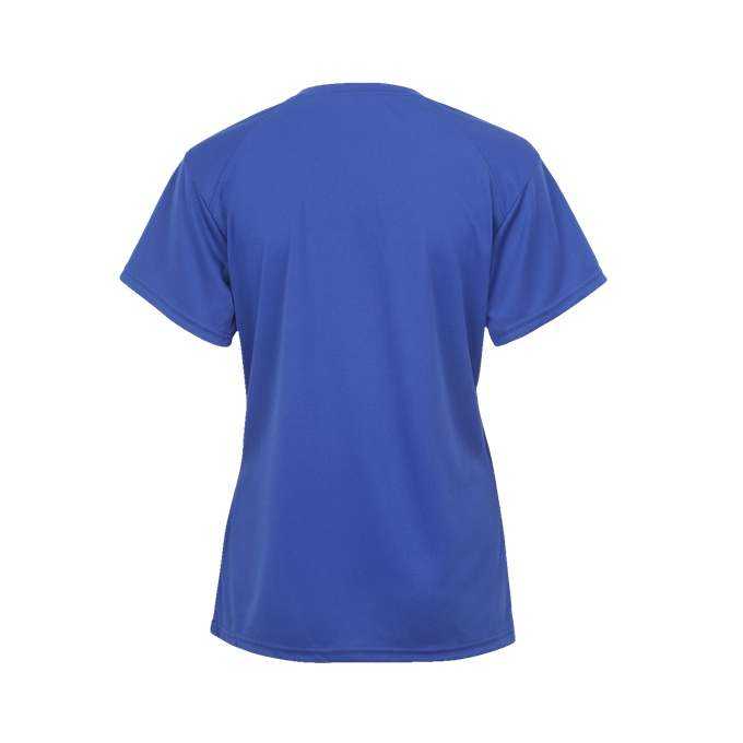 Badger Sport 2160 B-Core Girls&#39; Tee - Royal - HIT a Double - 3