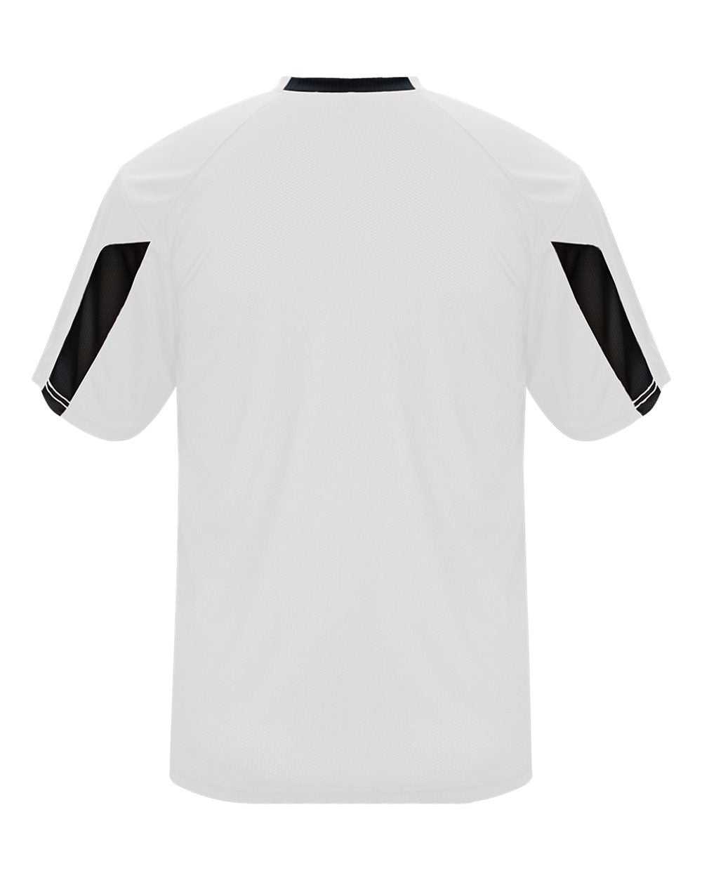 Badger Sport 2176 Striker Youth Tee - White Black - HIT a Double - 3