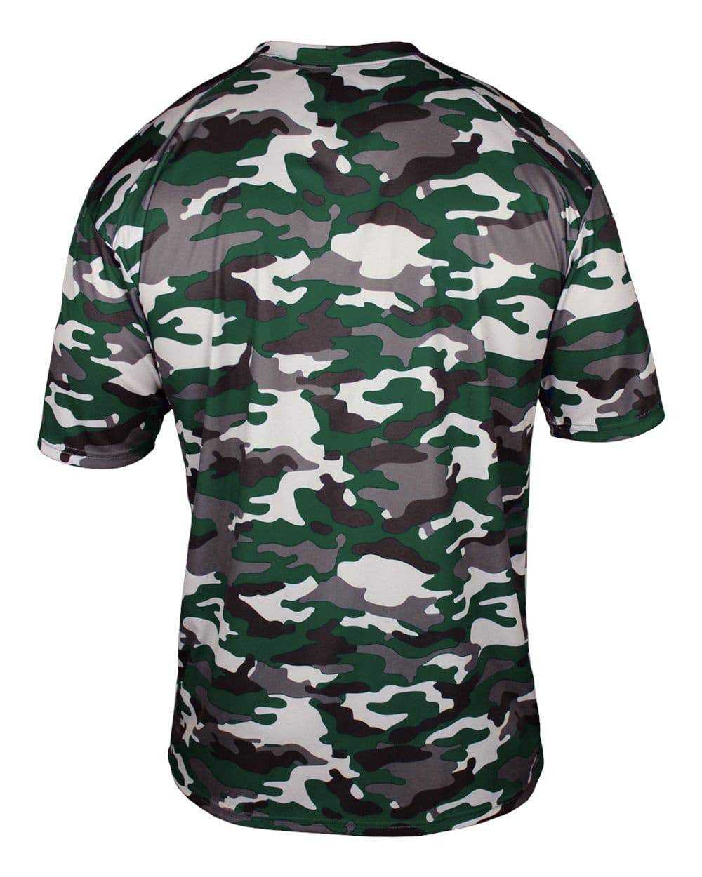 Badger Sport 2181 Camo Youth Tee - Forest Camo - HIT a Double - 3