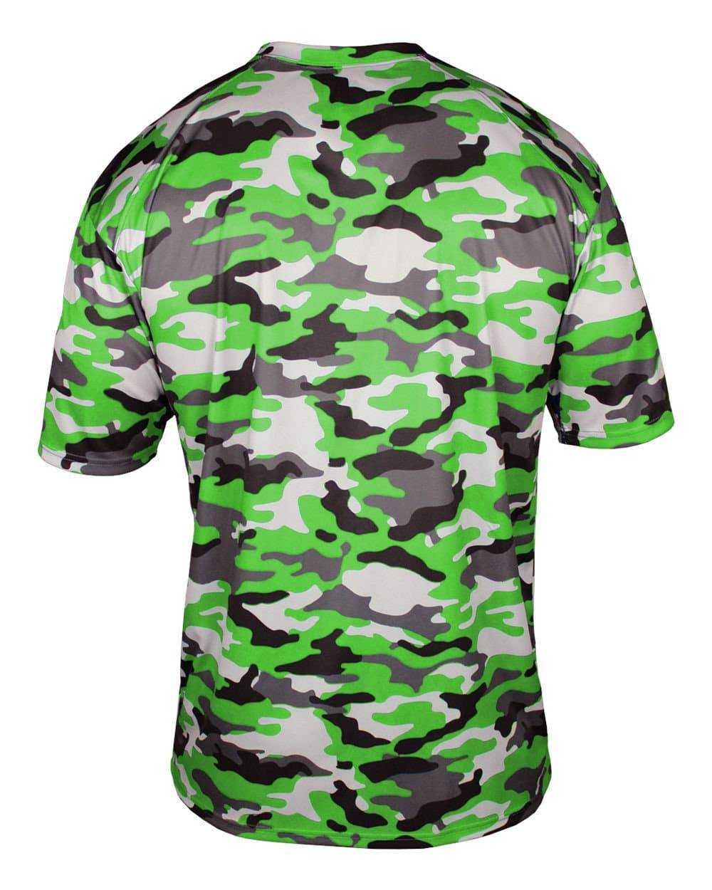 Badger Sport 2181 Camo Youth Tee - Lime Camo - HIT a Double - 3