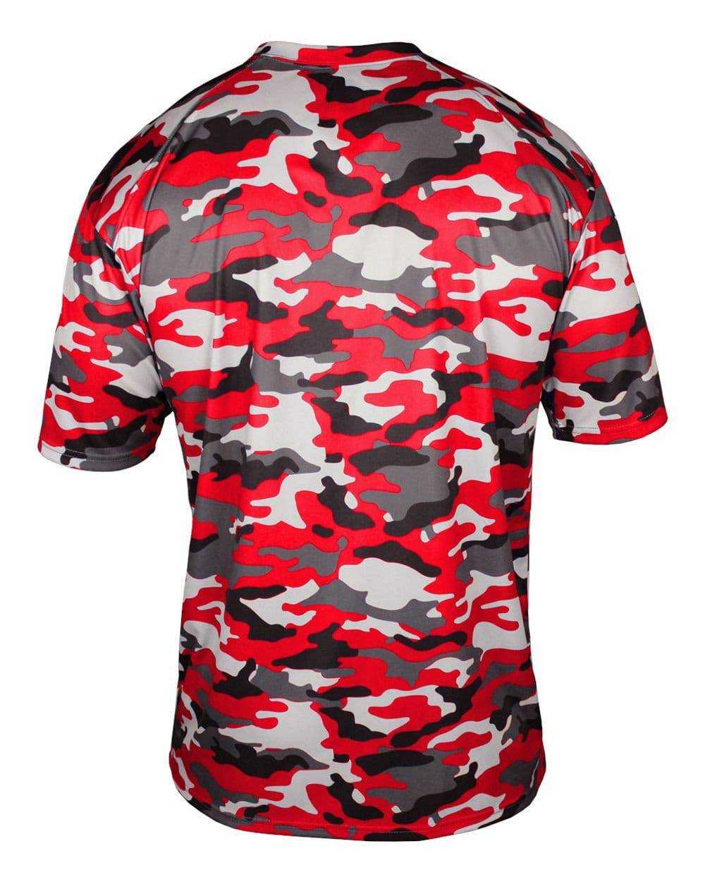 Badger Sport 2181 Camo Youth Tee - Red Camo - HIT a Double - 3